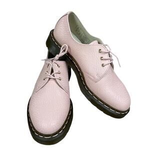 NWOT Dr Martens 1461 Virginia Leather Oxford Shoes Size 8 Salmon Pink Air Wair